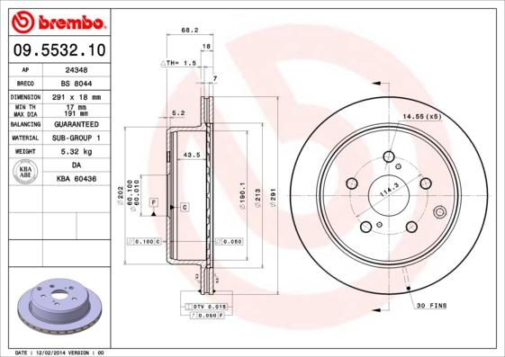 Breco BS 8044 - Гальмівний диск avtolavka.club