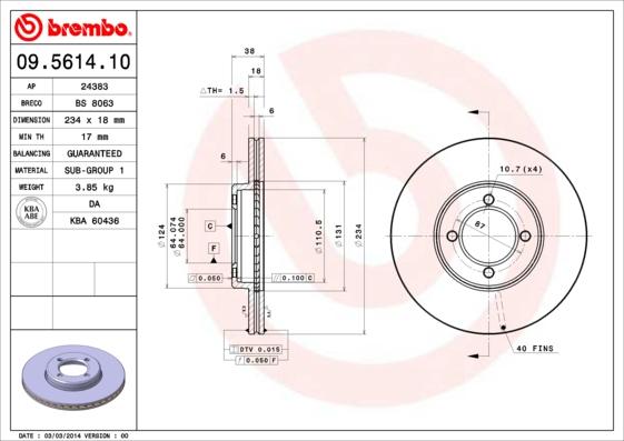 Breco BS 8063 - Гальмівний диск avtolavka.club