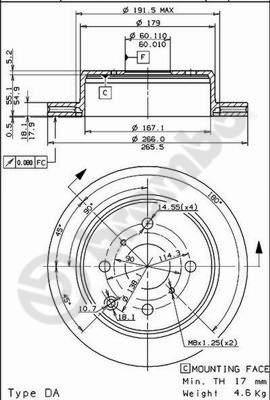 Breco BS 8103 - Гальмівний диск avtolavka.club