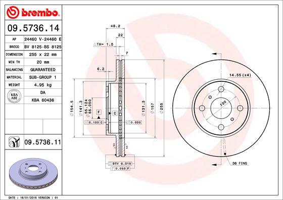 Breco BS 8125 - Гальмівний диск avtolavka.club