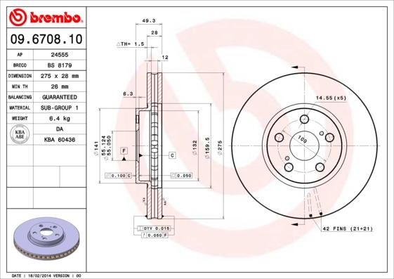 Breco BS 8179 - Гальмівний диск avtolavka.club