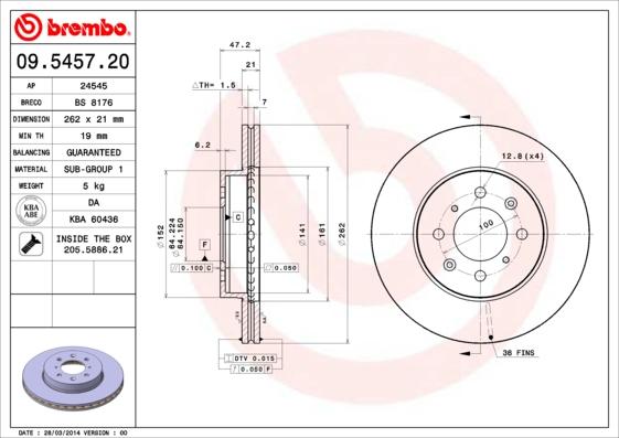 Breco BS 8176 - Гальмівний диск avtolavka.club