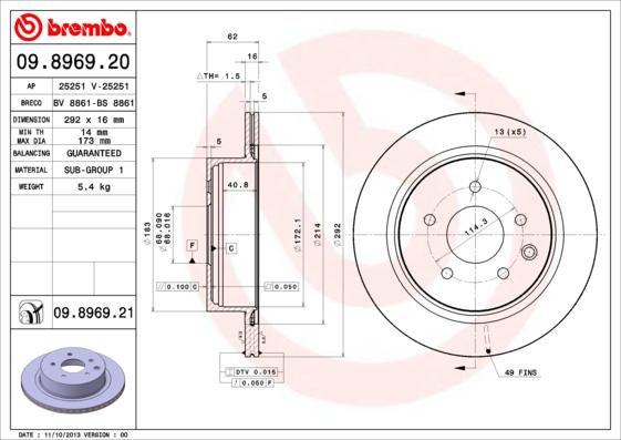 Breco BS 8861 - Гальмівний диск avtolavka.club