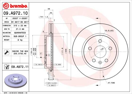 Breco BS 8817 - Гальмівний диск avtolavka.club