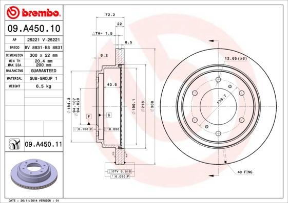 Breco BS 8831 - Гальмівний диск avtolavka.club