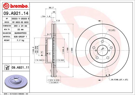 Breco BS 8833 - Гальмівний диск avtolavka.club