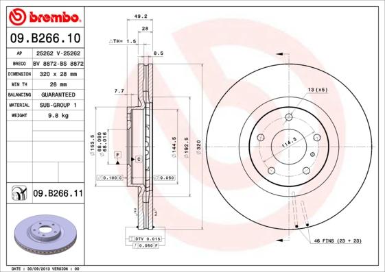 Breco BS 8872 - Гальмівний диск avtolavka.club