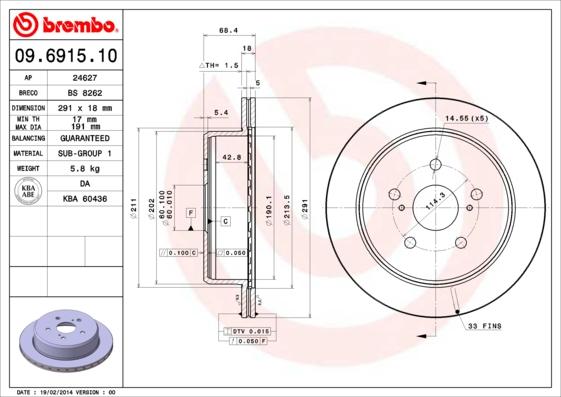 Breco BS 8262 - Гальмівний диск avtolavka.club