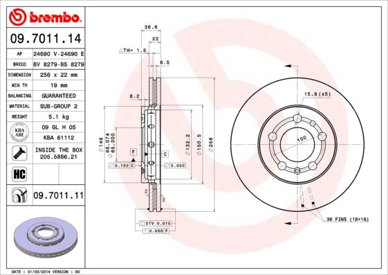 Breco BS 8279 - Гальмівний диск avtolavka.club