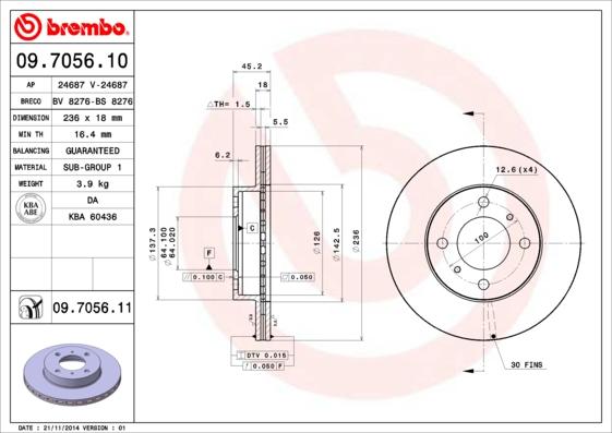 Breco BS 8276 - Гальмівний диск avtolavka.club