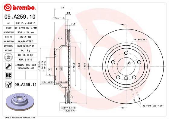 Breco BS 8719 - Гальмівний диск avtolavka.club