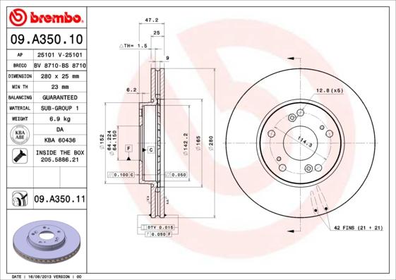 Breco BS 8710 - Гальмівний диск avtolavka.club