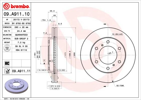 Breco BS 8782 - Гальмівний диск avtolavka.club