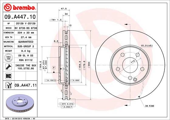 Breco BS 8738 - Гальмівний диск avtolavka.club