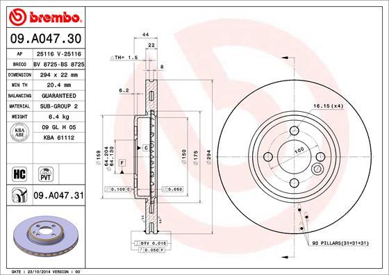 Breco BS 8725 - Гальмівний диск avtolavka.club