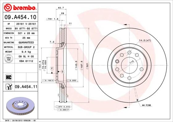 Breco BV 8771 - Гальмівний диск avtolavka.club