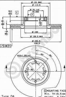 Breco BS 7914 - Гальмівний диск avtolavka.club