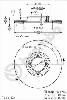 Breco BS 7937 - Гальмівний диск avtolavka.club