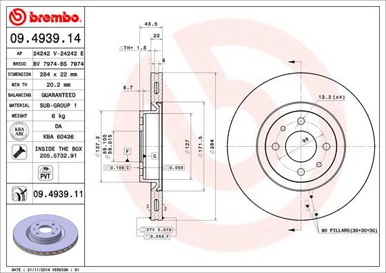 Breco BS 7974 - Гальмівний диск avtolavka.club