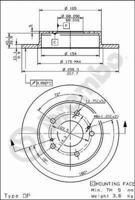 Breco BS 7440 - Гальмівний диск avtolavka.club