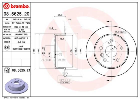 Breco BS 7488 - Гальмівний диск avtolavka.club