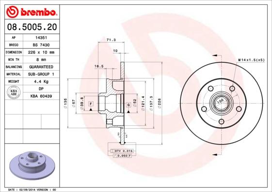 Breco BS 7430 - Гальмівний диск avtolavka.club