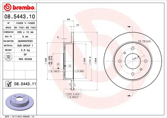 Breco BS 7421 - Гальмівний диск avtolavka.club