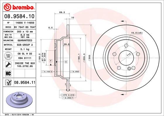 Breco BS 7647 - Гальмівний диск avtolavka.club