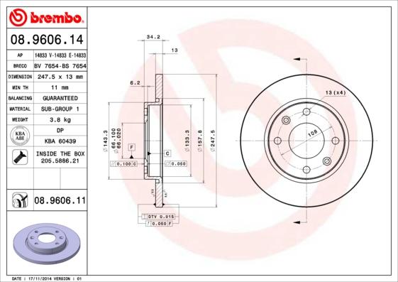 Breco BS 7654 - Гальмівний диск avtolavka.club