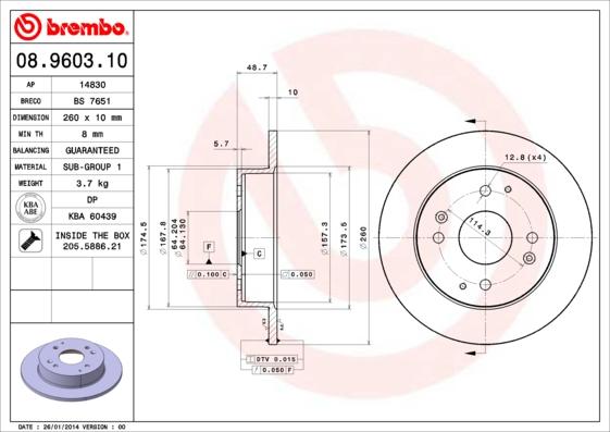 Breco BS 7651 - Гальмівний диск avtolavka.club