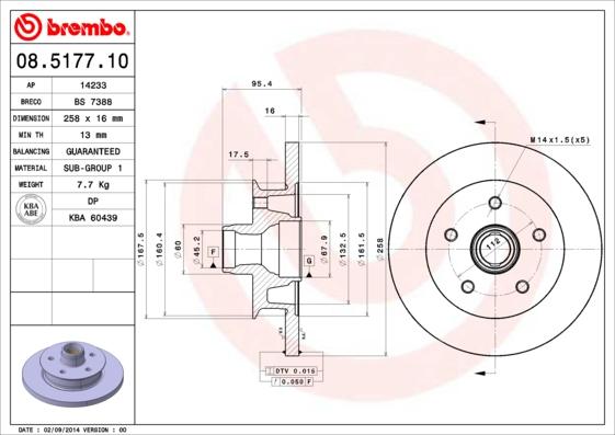 Breco BS 7388 - Гальмівний диск avtolavka.club