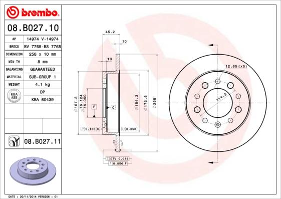 Breco BS 7765 - Гальмівний диск avtolavka.club