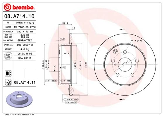 Breco BS 7766 - Гальмівний диск avtolavka.club