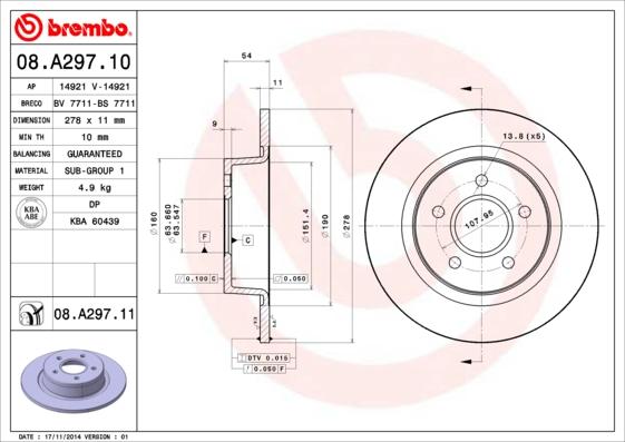 Breco BS 7711 - Гальмівний диск avtolavka.club