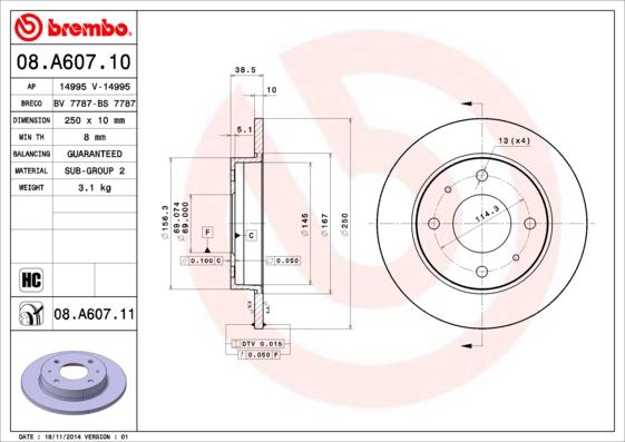 Breco BS 7787 - Гальмівний диск avtolavka.club