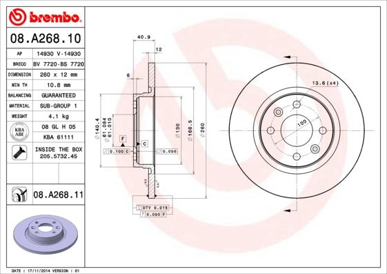 Breco BS 7720 - Гальмівний диск avtolavka.club