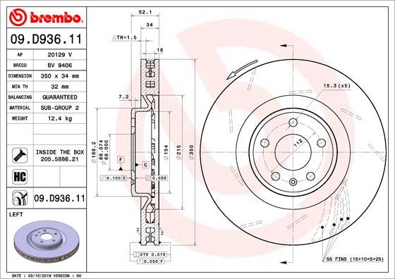 Breco BV 9406 - Гальмівний диск avtolavka.club