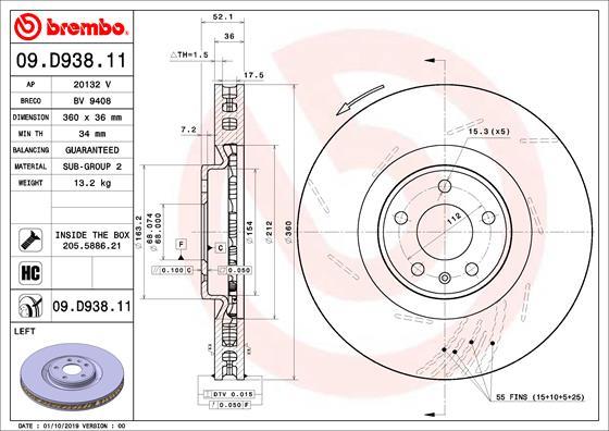 Breco BV 9408 - Гальмівний диск avtolavka.club