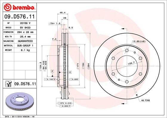 Breco BV 9433 - Гальмівний диск avtolavka.club