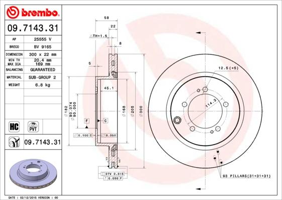 Breco BV 9165 - Гальмівний диск avtolavka.club