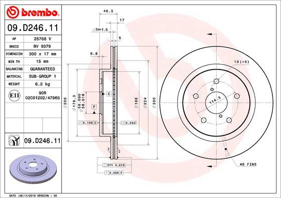 Breco BV 9379 - Гальмівний диск avtolavka.club