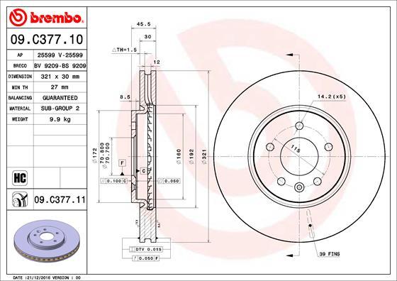 Breco BV 9209 - Гальмівний диск avtolavka.club