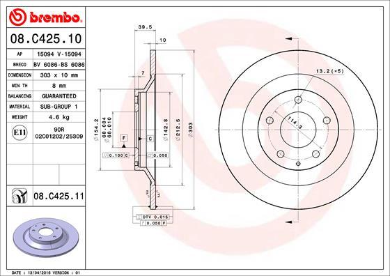 Breco BV 6086 - Гальмівний диск avtolavka.club