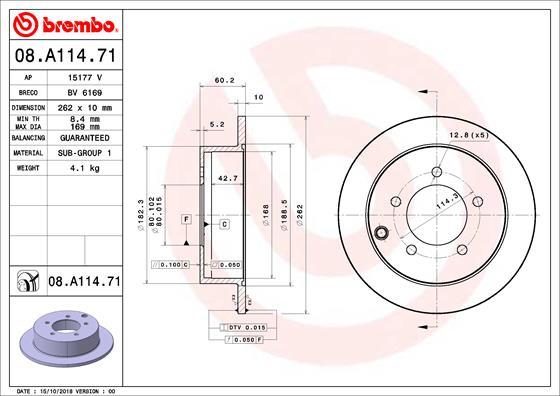 Breco BV 6169 - Гальмівний диск avtolavka.club