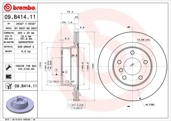 Breco BV 8937 - Гальмівний диск avtolavka.club