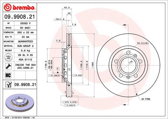 Breco BV 8651 - Гальмівний диск avtolavka.club