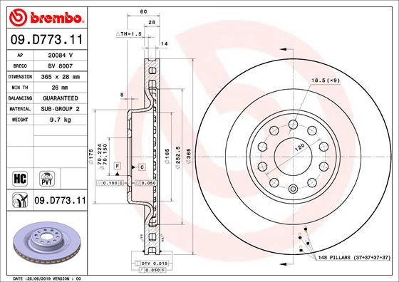 Breco BV 8007 - Гальмівний диск avtolavka.club