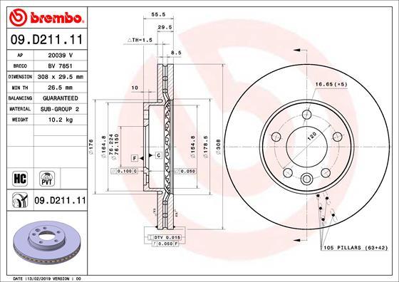 Breco BV 7851 - Гальмівний диск avtolavka.club