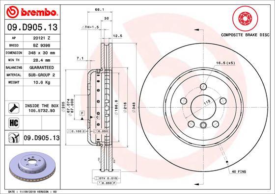 Breco BZ 9398 - Гальмівний диск avtolavka.club