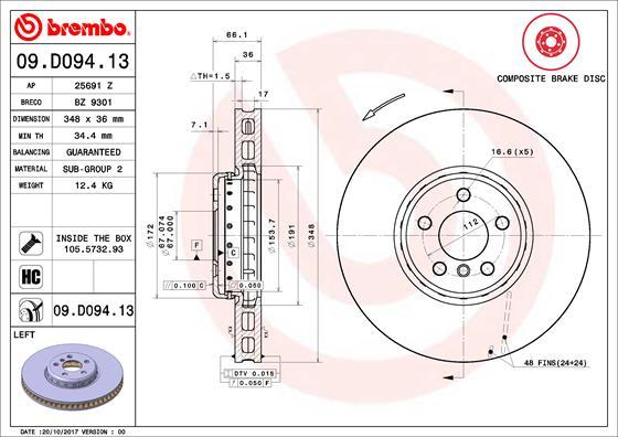 Breco BZ 9301 - Гальмівний диск avtolavka.club